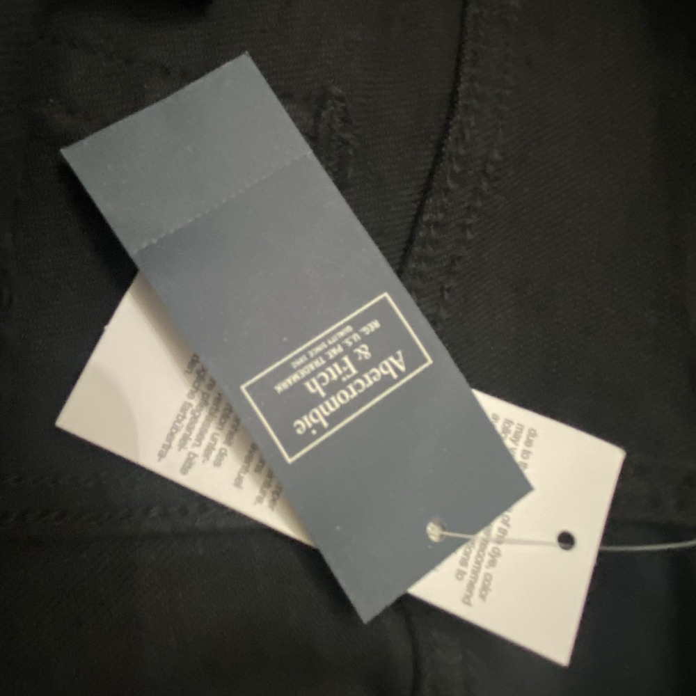 Abercrombie & Fitch Jeans Mens 36x32 Black Athletic Slim Distress American Denim - Picture 6 of 7